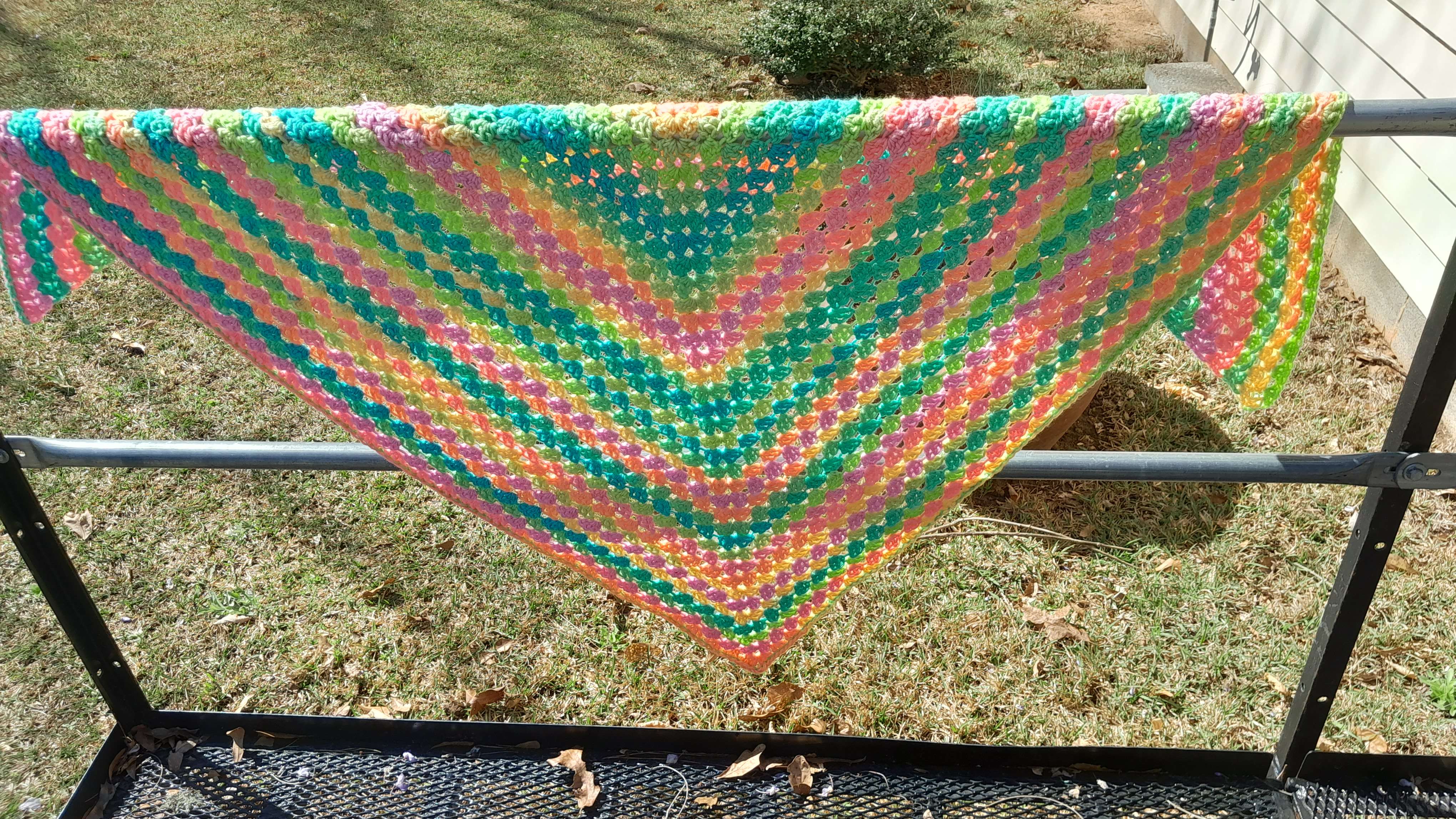 stripe shawl