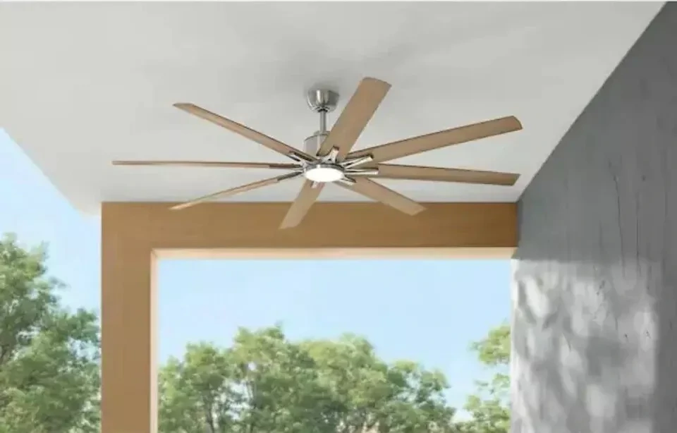 Home Decorators Kensgrove II 72" Indoor/Outdoor WiFi Ceiling Fan Brushed Nickel