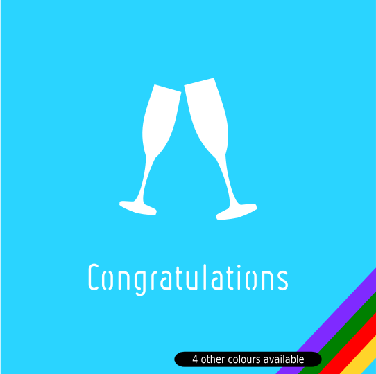 Congratulations (Glasses) Card
