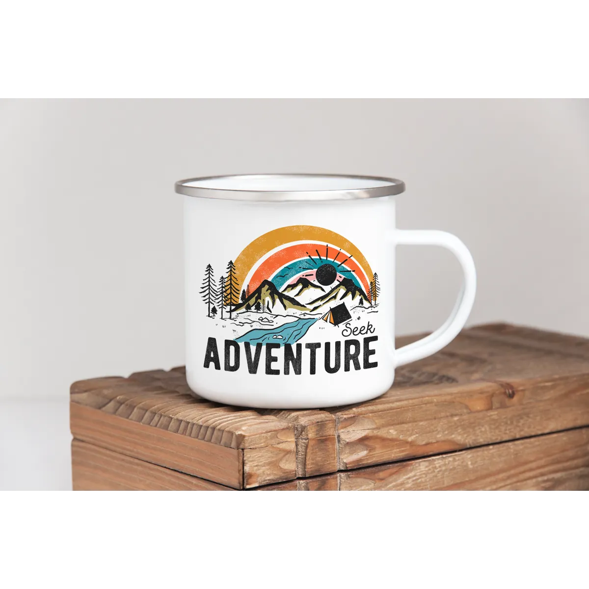 Seek Adventure - Enamel Mug