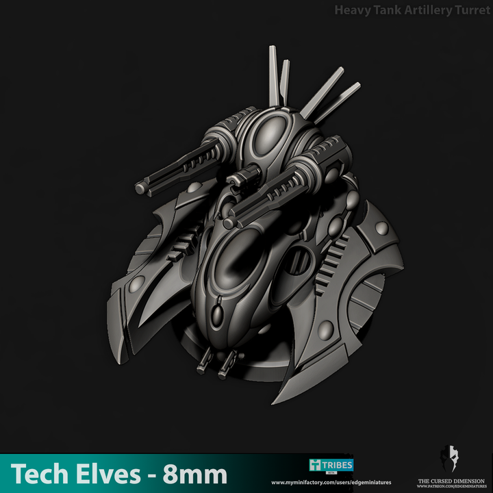Heavy Artillery Tank 8mm - Tech Elves