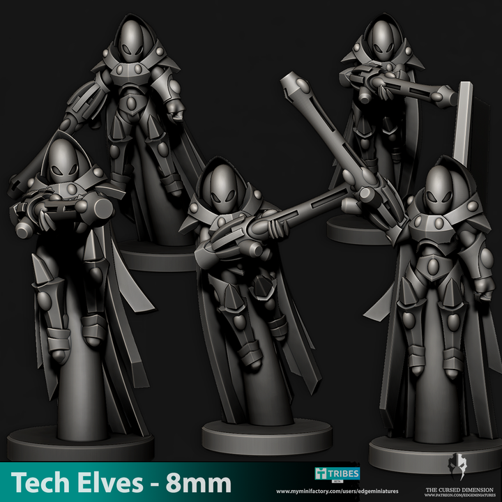 Phantom Warriors 8mm - Tech Elves