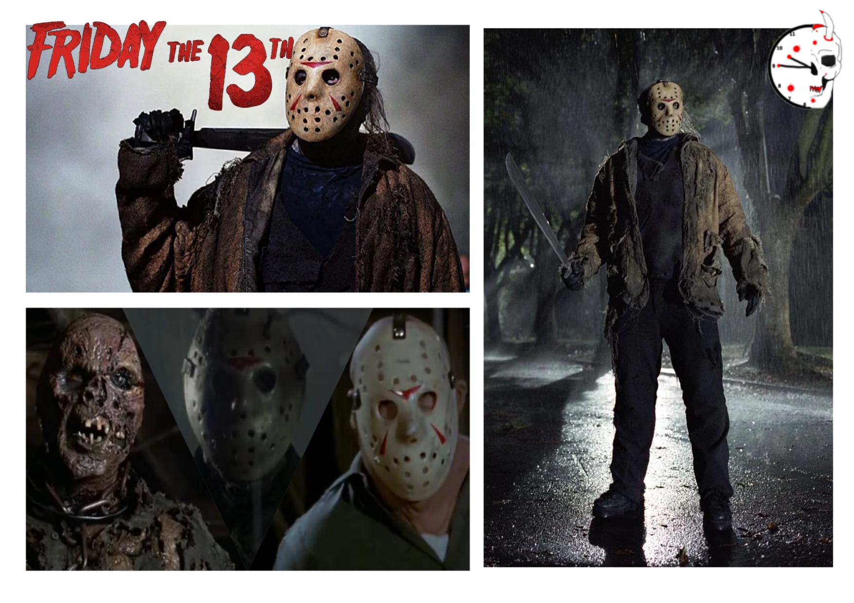 Limited Edition Friday the 13th Movie Collage Poster