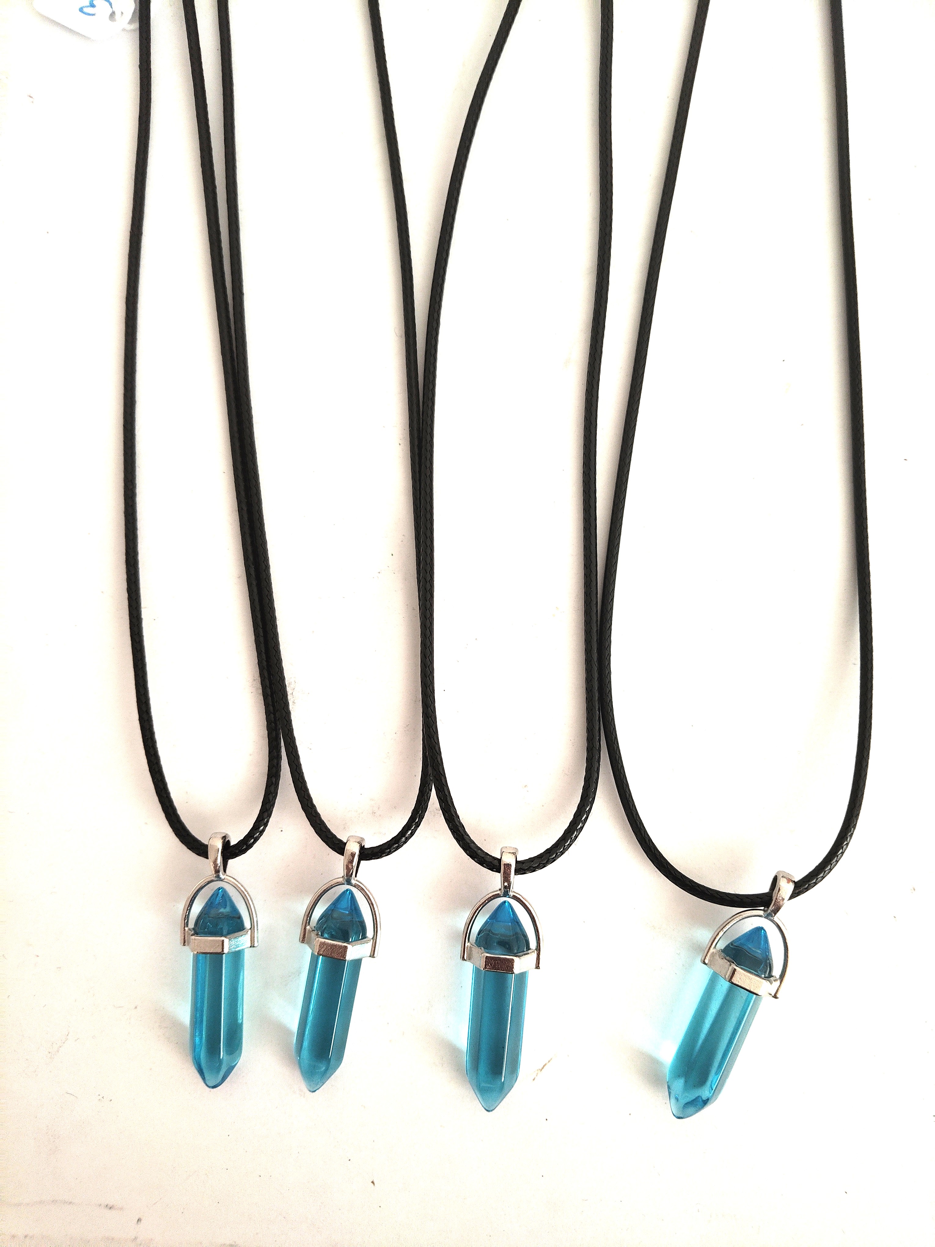 Blue Obsidain Pendant / Necklace | Emo | Goth | Punk
