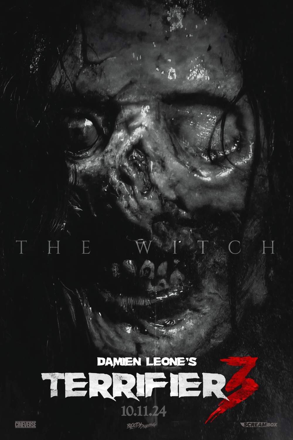 Terrifier 3 Movie Poster  Victoria :The Witch | Horror Movies | Wall Deco