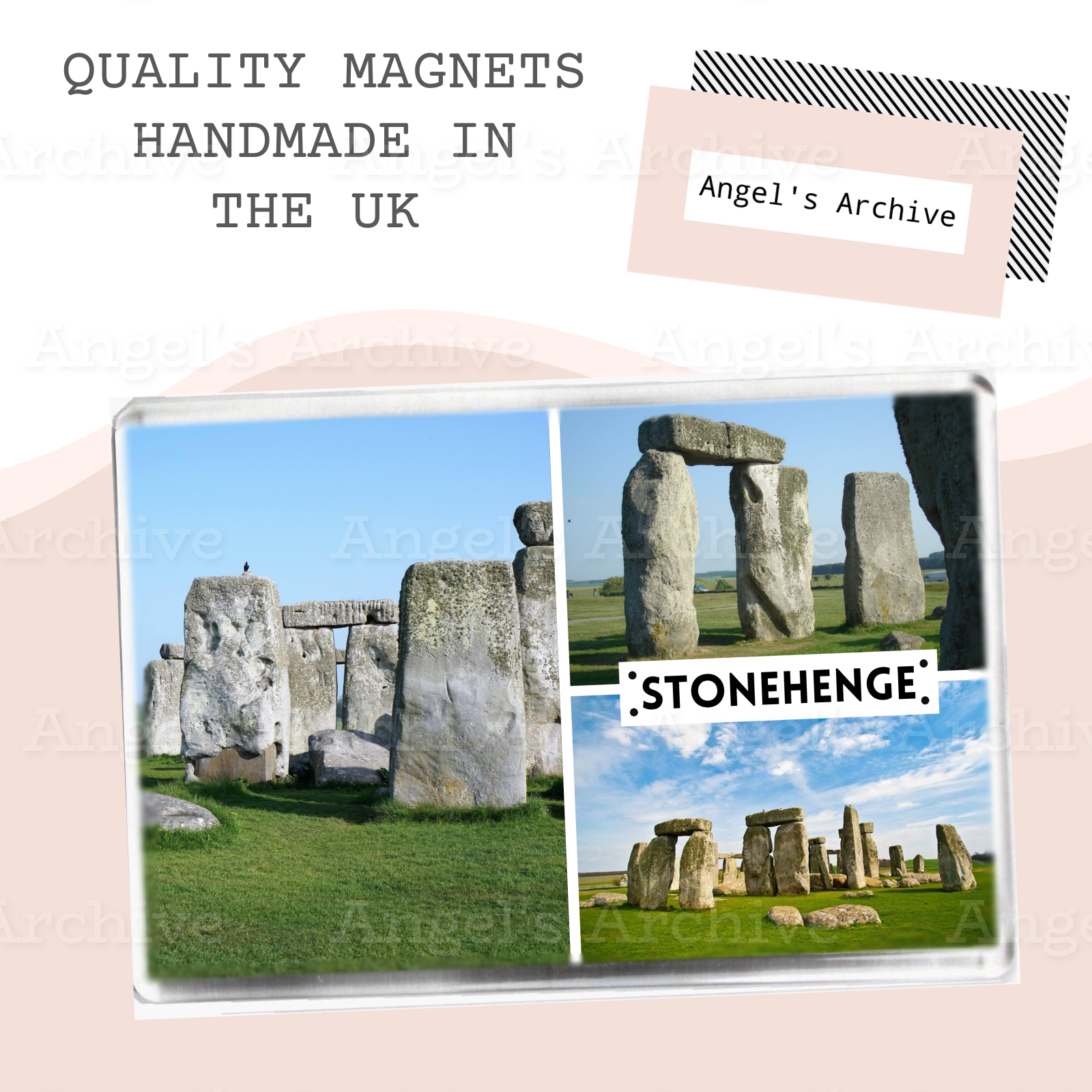 Stonehenge ✳ England ✳ Souvenir Tourist ✳ Fridge Magnet ✳ Gift