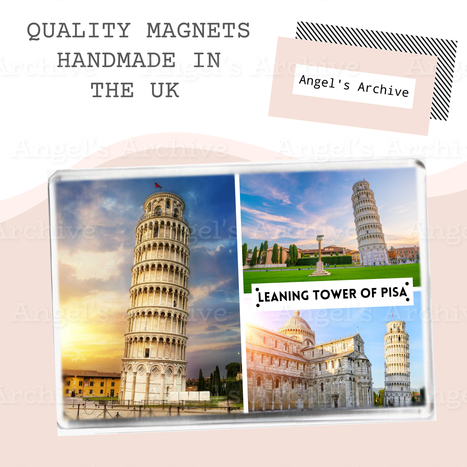 Leaning Tower of Pisa ✳ Italy ✳ Souvenir ✳ Fridge Magnet ✳ Gift