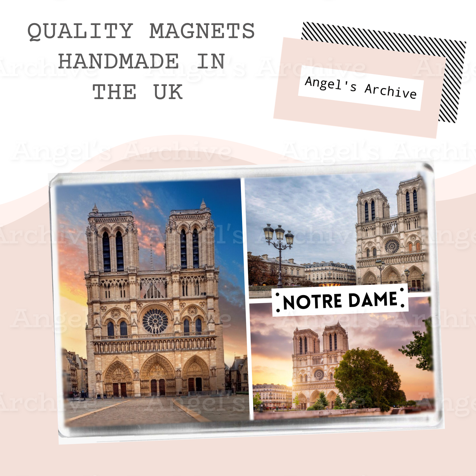 Notre Dame ✳ Paris ✳ France ✳ Holiday Souvenir ✳ Fridge Magnet ✳ Gift