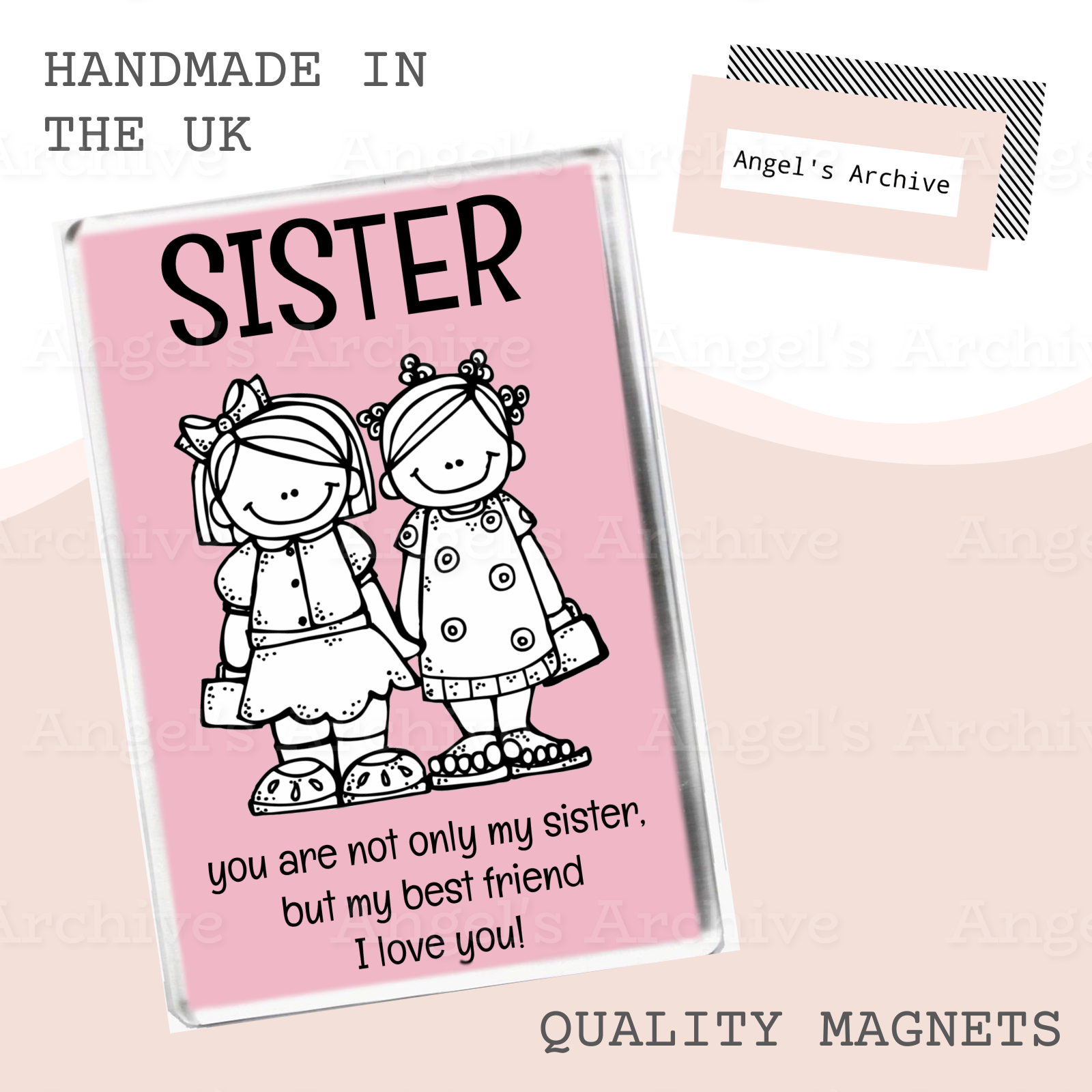 Sister ✳ Best Friend ✳ I Love You ✳ Magnet ✳ Gift