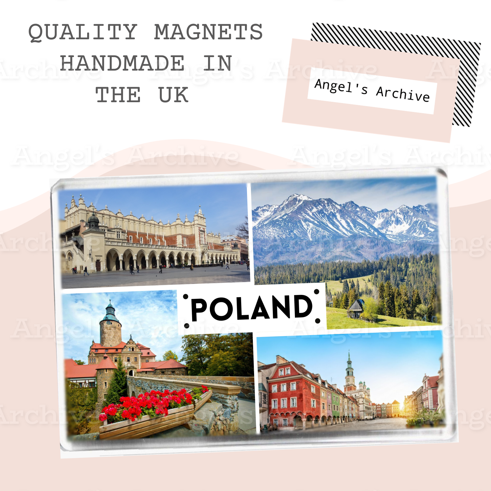 Poland ✳ Europe ✳ Souvenir Tourist Holiday ✳ Fridge Magnet ✳ Gift