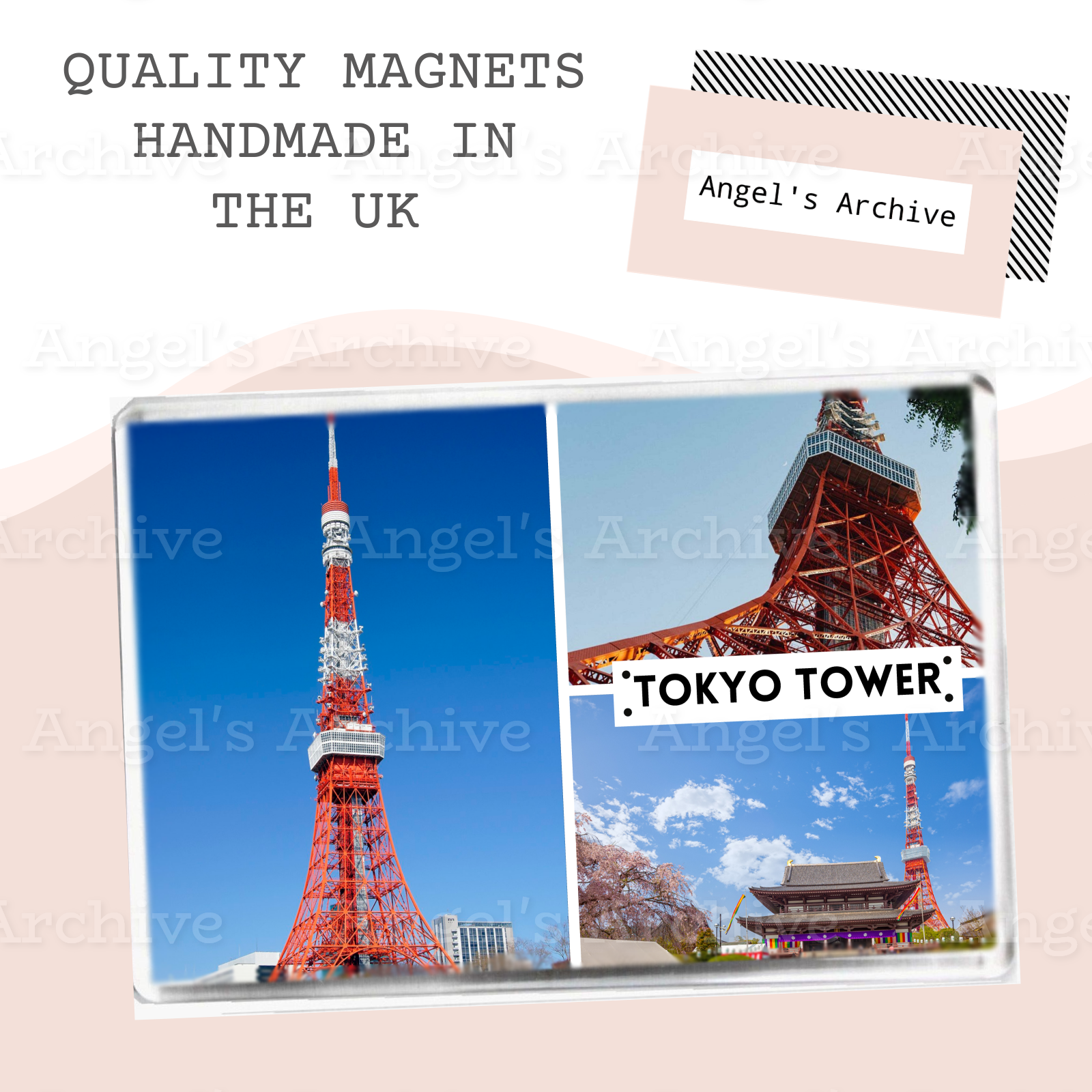 Tokyo Tower ✳ Japan ✳ Holiday Souvenir ✳ Fridge Magnet ✳ Gift