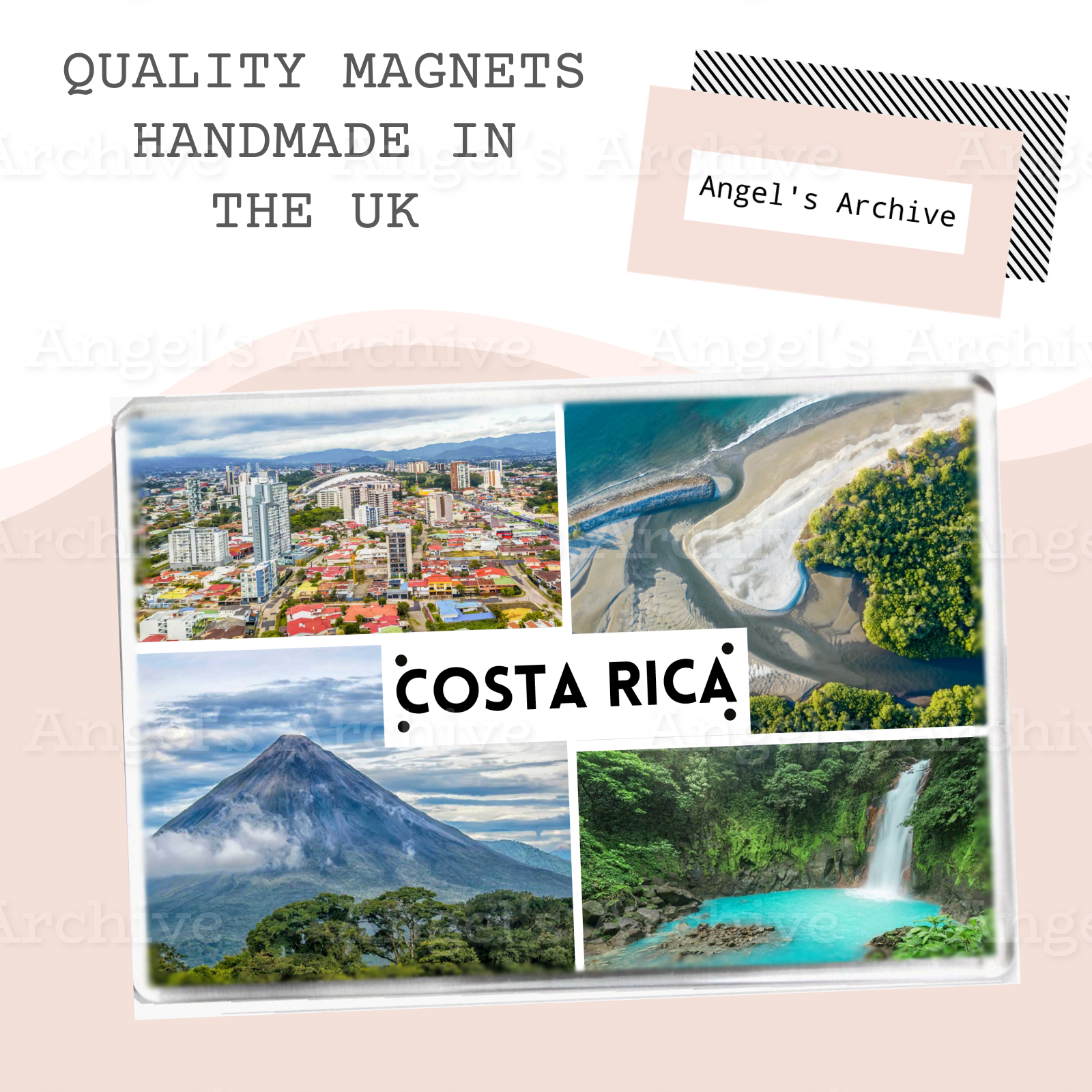 Costa Rica ✳ Souvenir Tourist Holiday ✳ Fridge Magnet ✳ Gift
