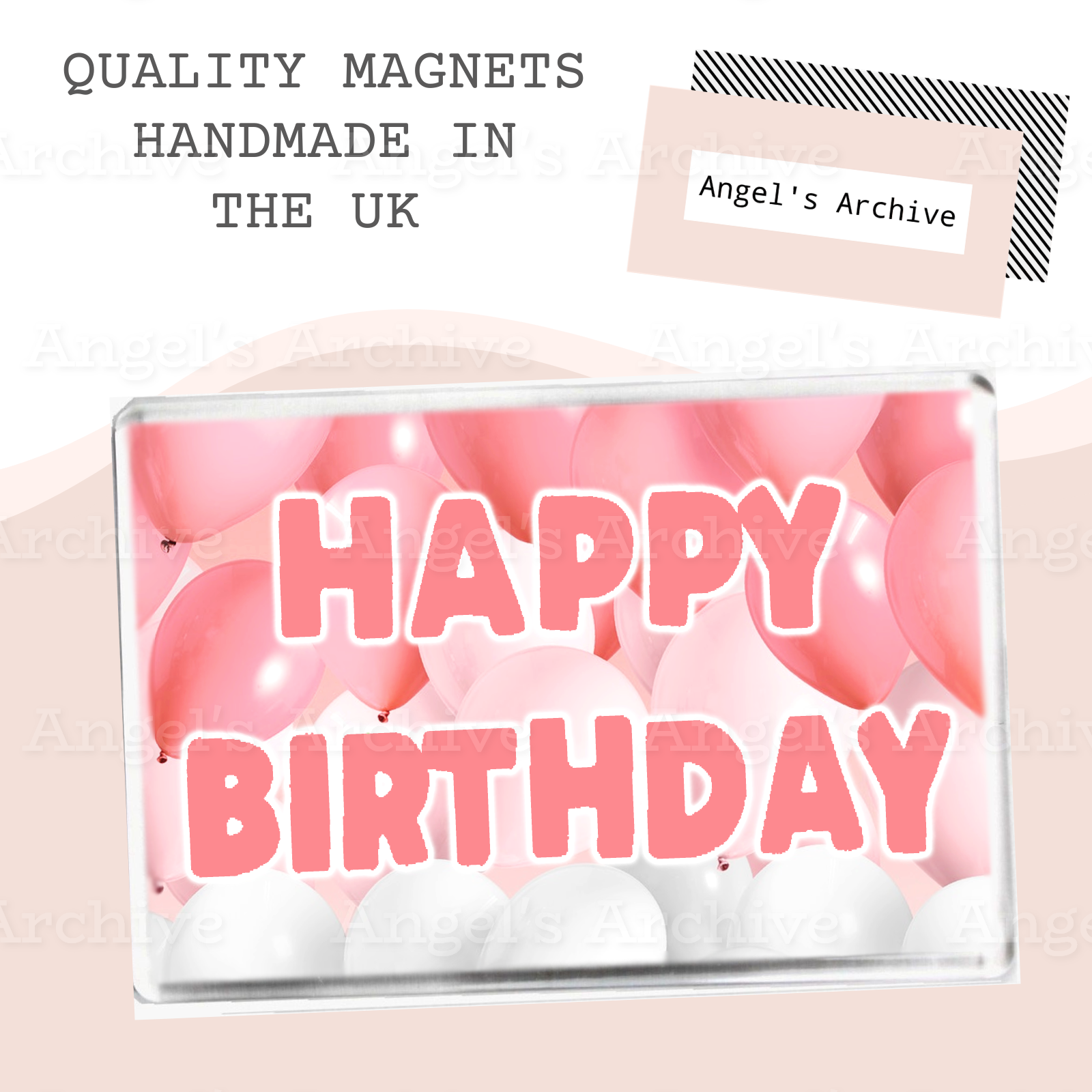 Happy Birthday ✳ Womens Birthday ✳ Magnet ✳ Keepsake Gift