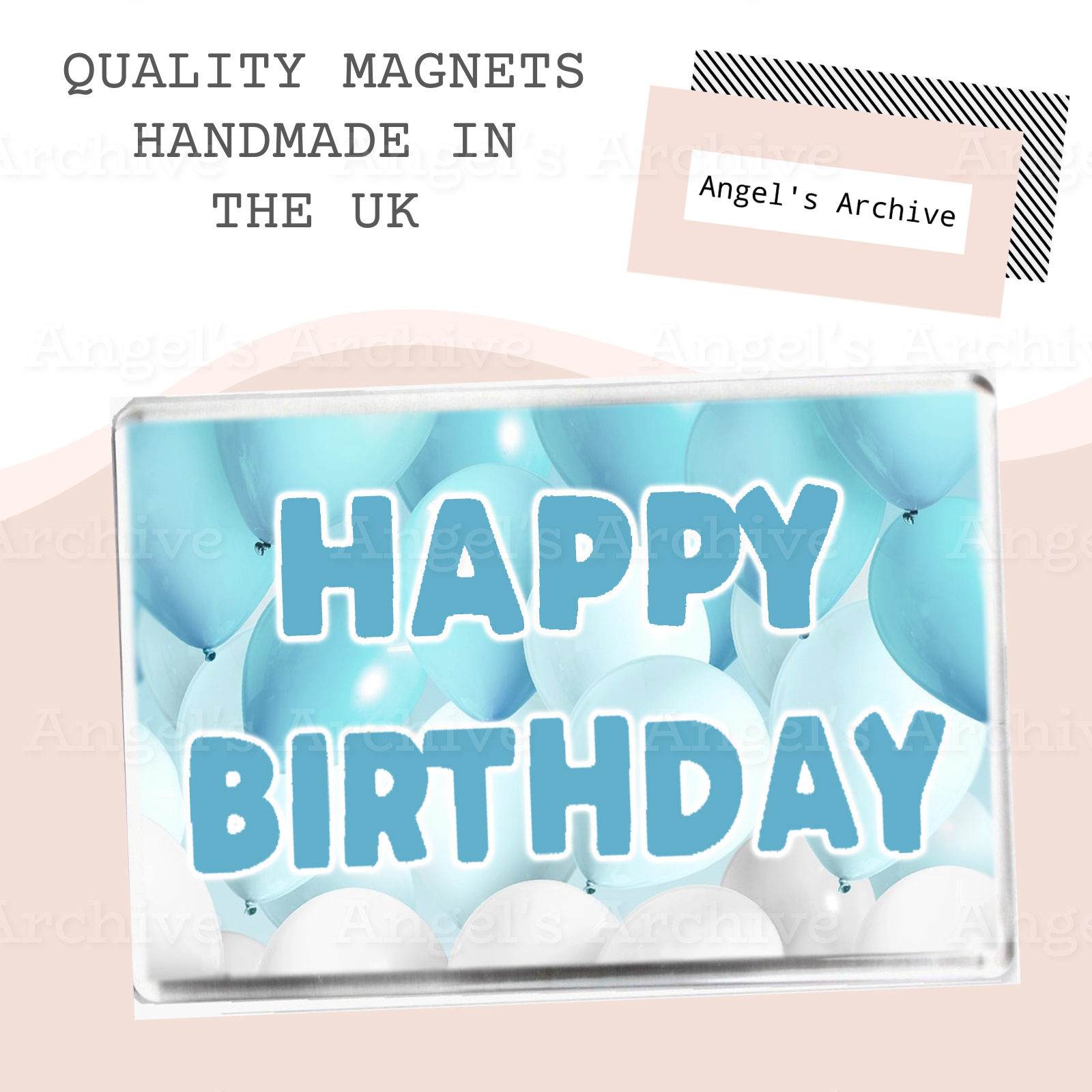 Happy Birthday ✳ Mens Keepsake ✳ Magnet ✳ Gift
