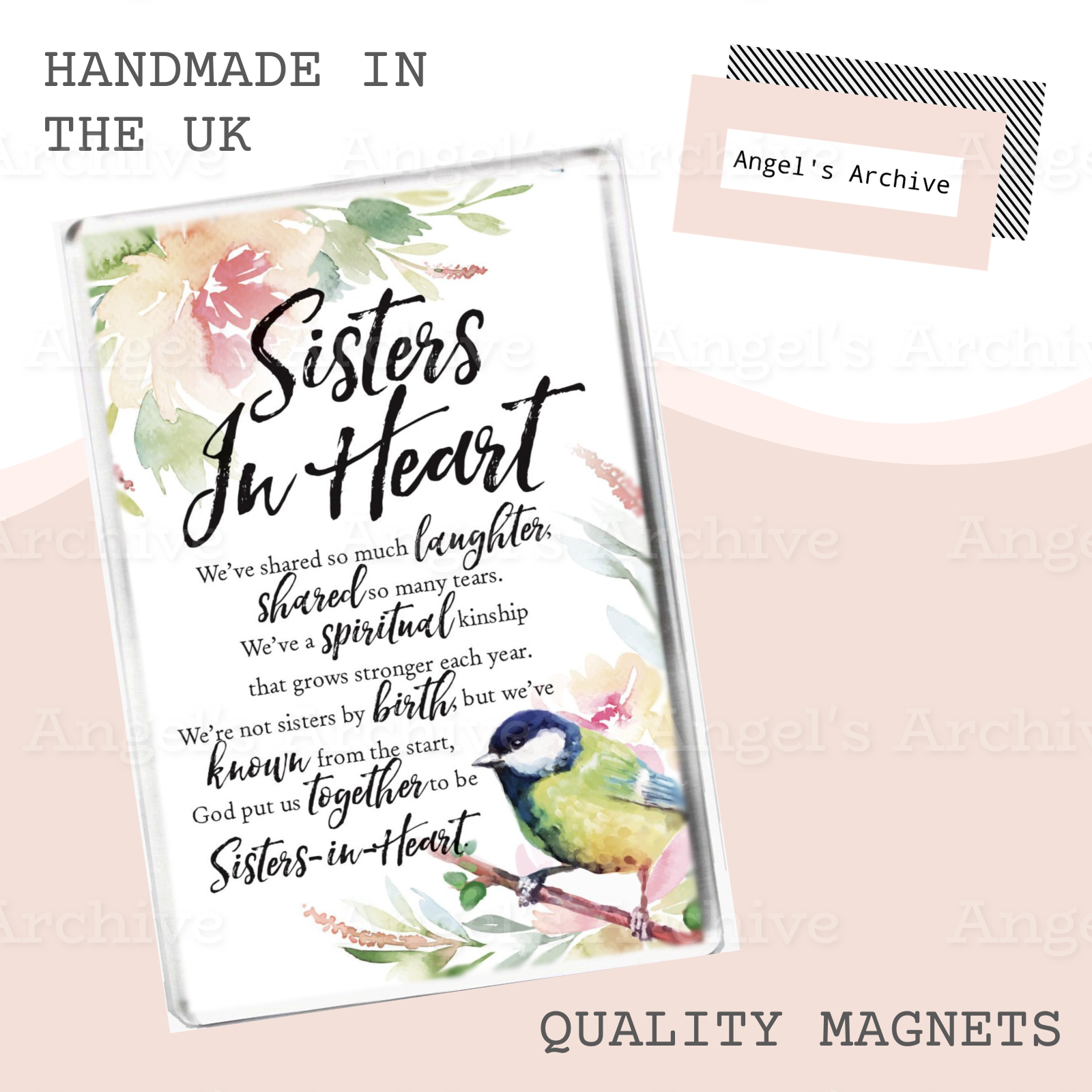 Like A Sister To Me ✳ Christian Verse ✳ Magnet ✳ Gift