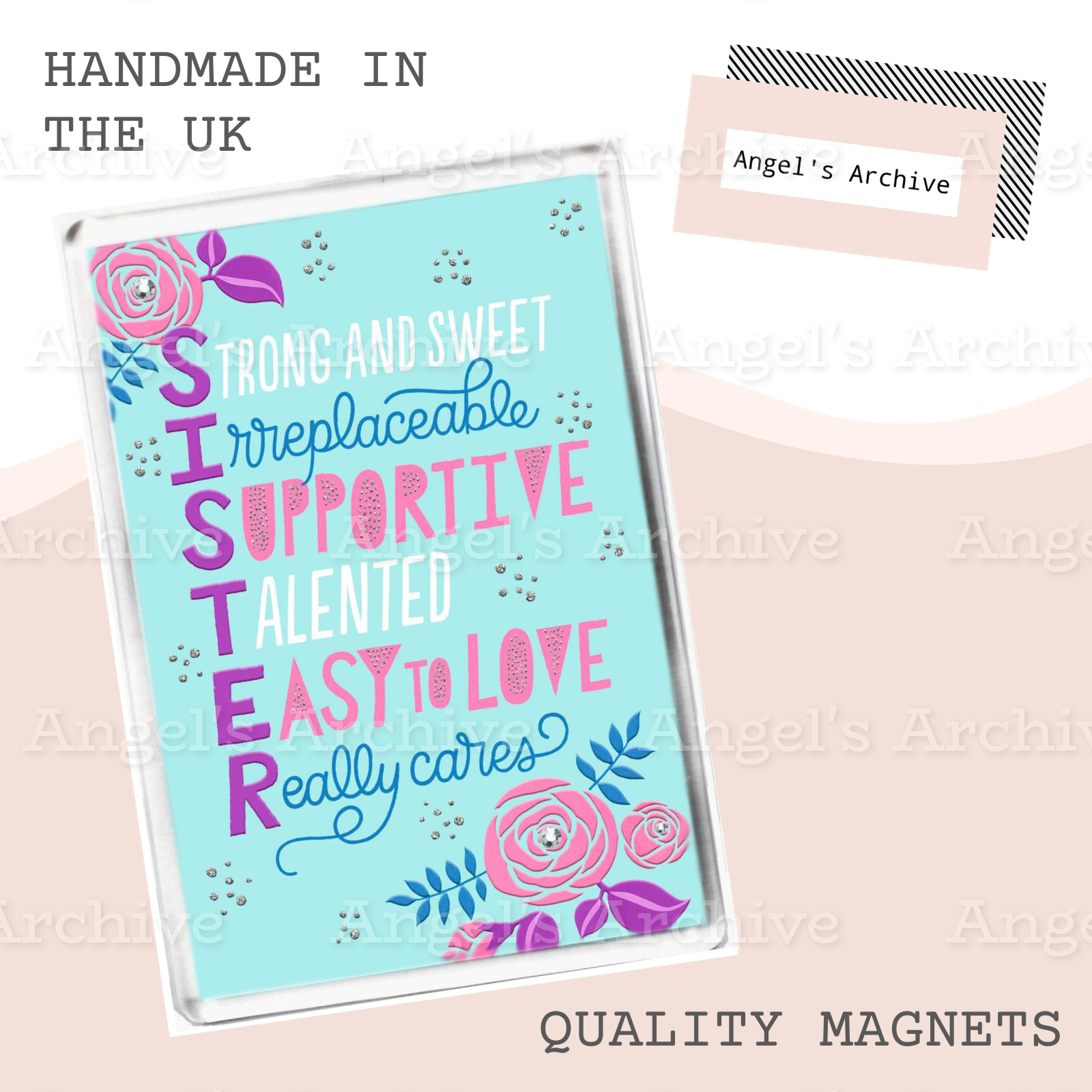 Sister Poem ✳ Family Keepsake ✳ Fridge Magnet ✳ Gift