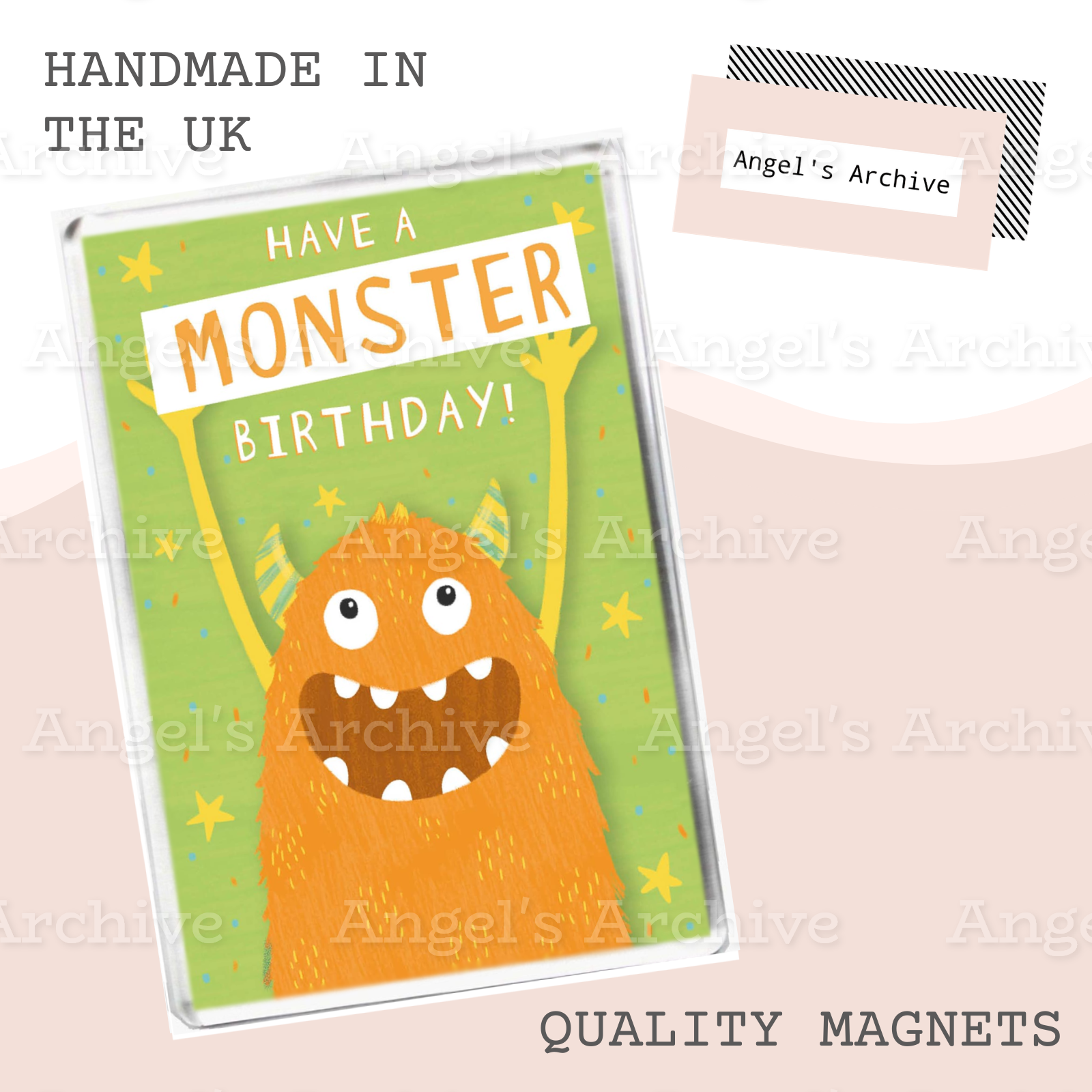 Have a Monster Birthday ✳ Fridge Magnet ✳ Kids Gift