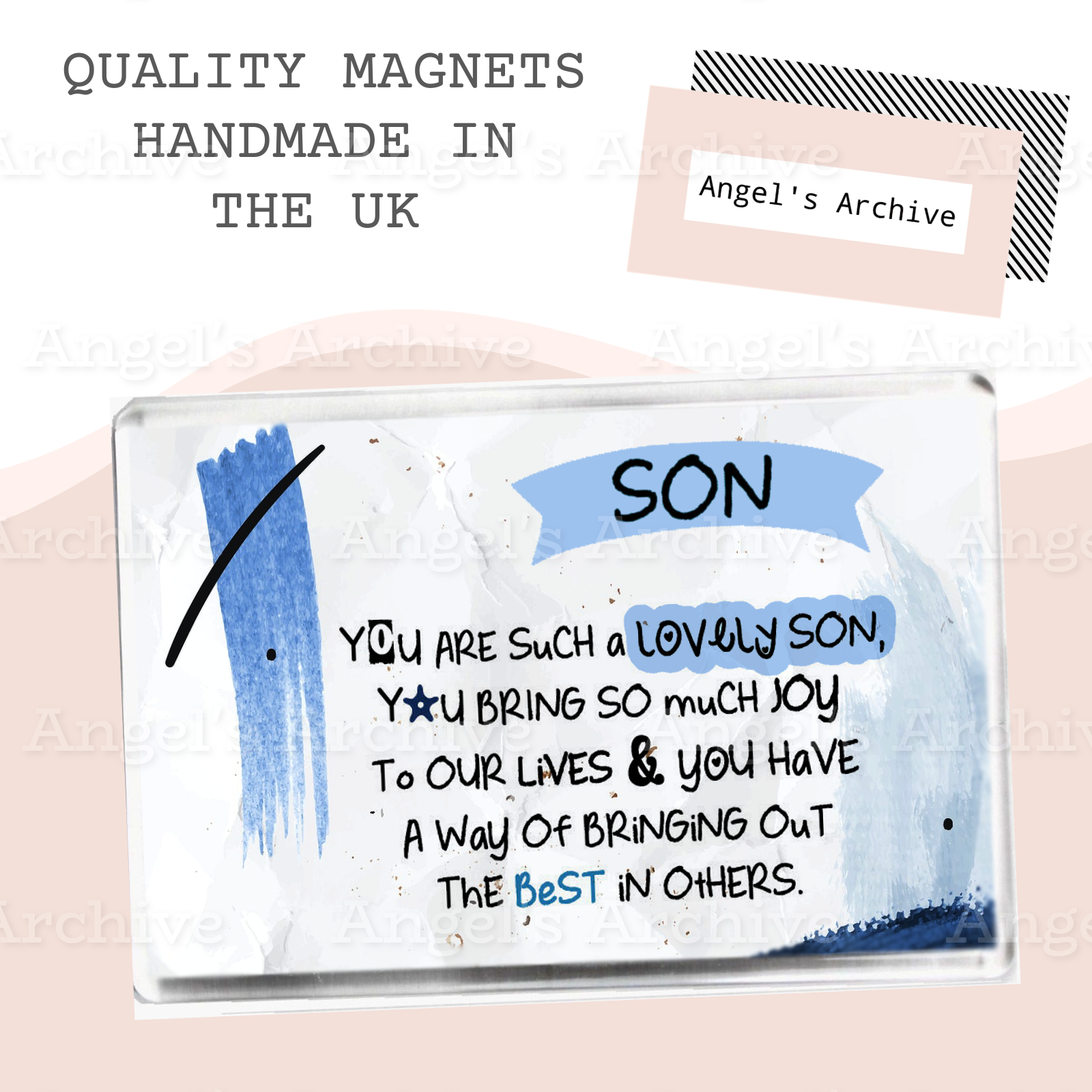 Special Son ✳ Keepsake Poem ✳ Fridge Magnet ✳ Gift