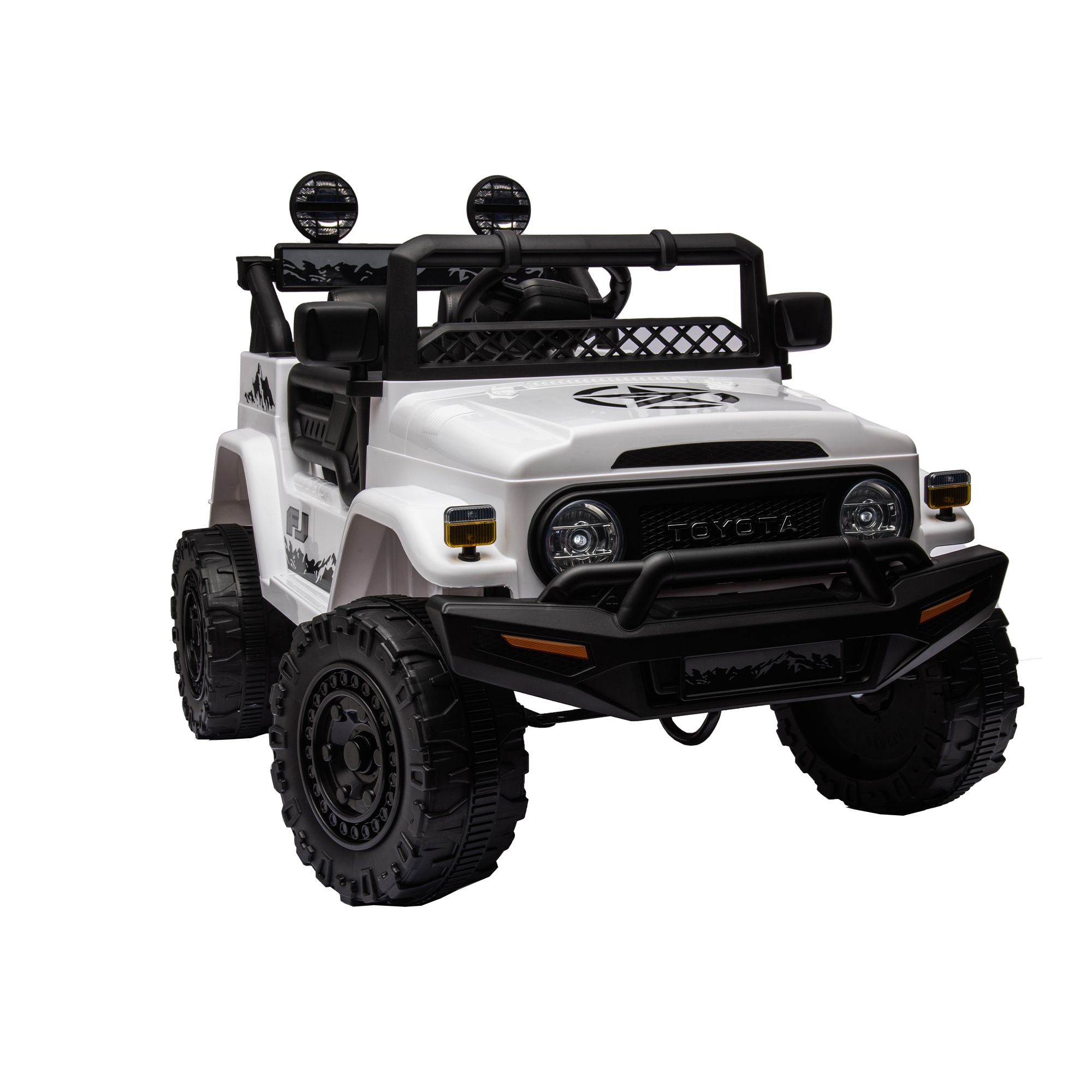 Licensed TOYOTA FJ Cruiser,12V Kids ride on car 2.4G W/Parents Remote Control,electric car for kids,