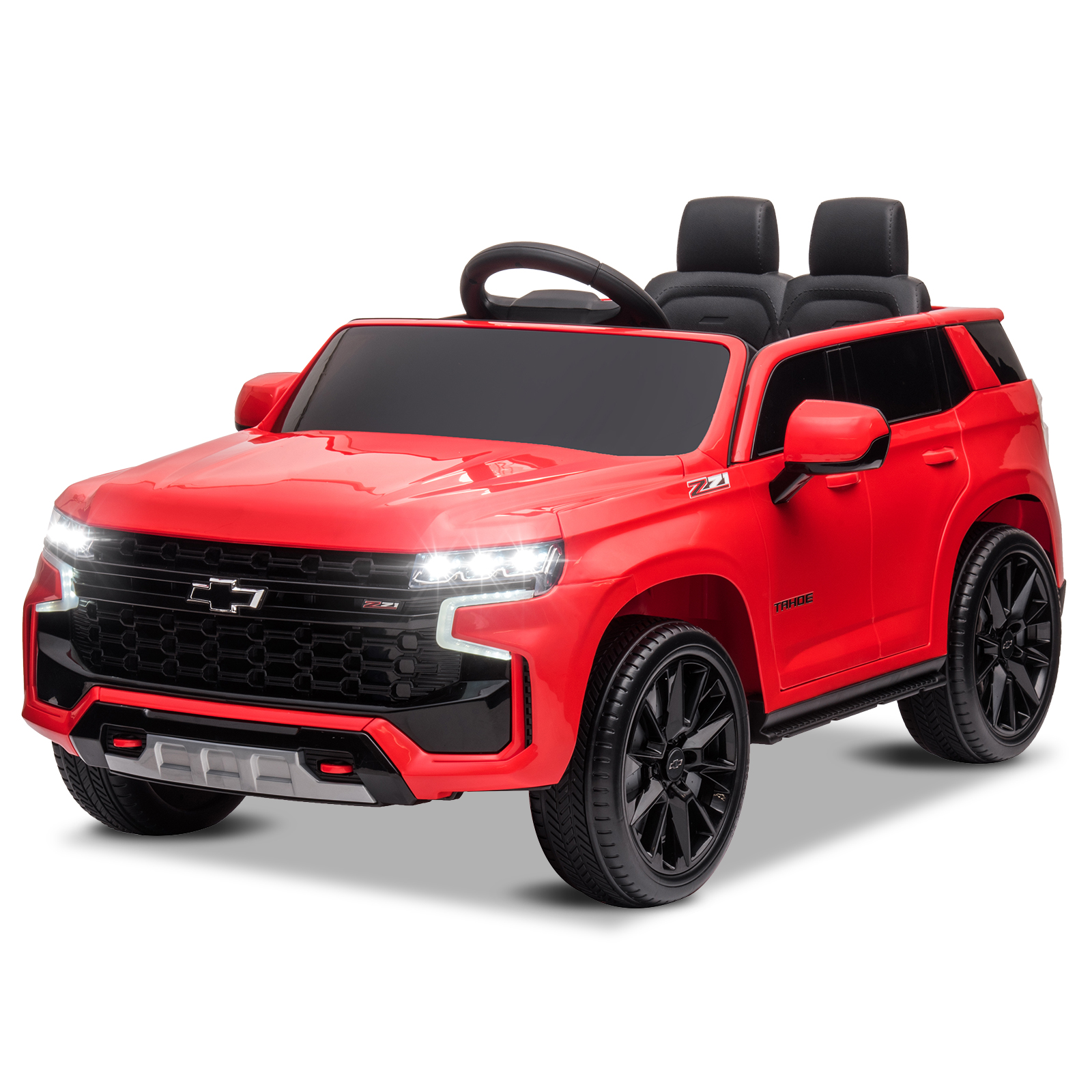 LEADZM Dual Drive 12.00V 7A.h with 2.4G Remote Control HL588 Chevrolet Tahoe SUV Red