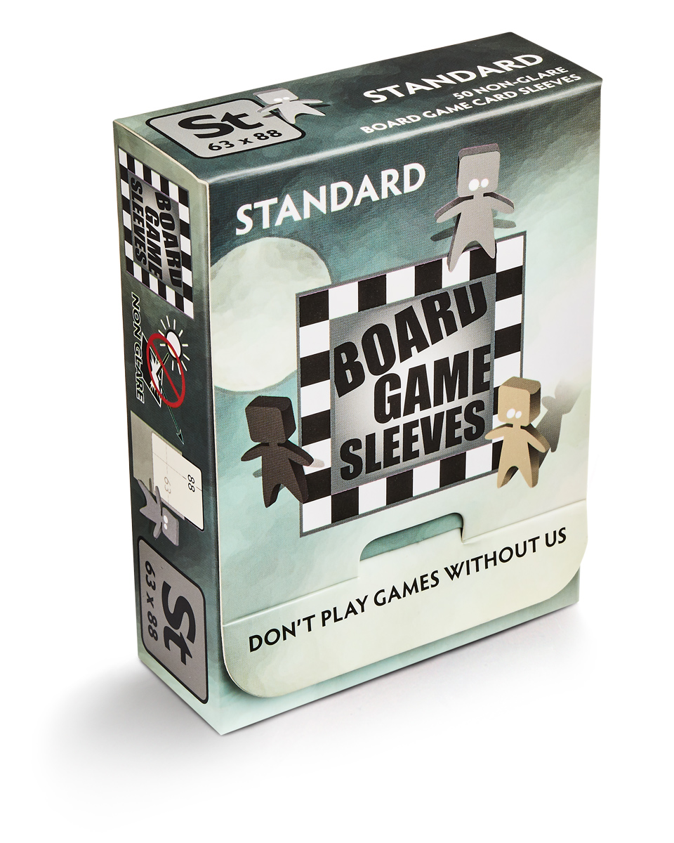 Board Game Sleeves: Standard – Non Glare (50 sleeves) 63x88mm