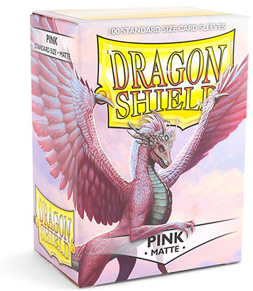Dragon Shield: Matte – Pink (100) sleeves 63x88mm