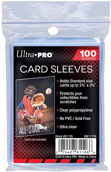 Ultra Pro - Standard Sleeves Regular Soft 63.5x88mm, qty 100