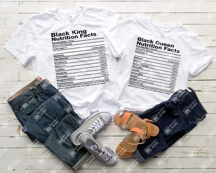 Black King And Queen Couples Set