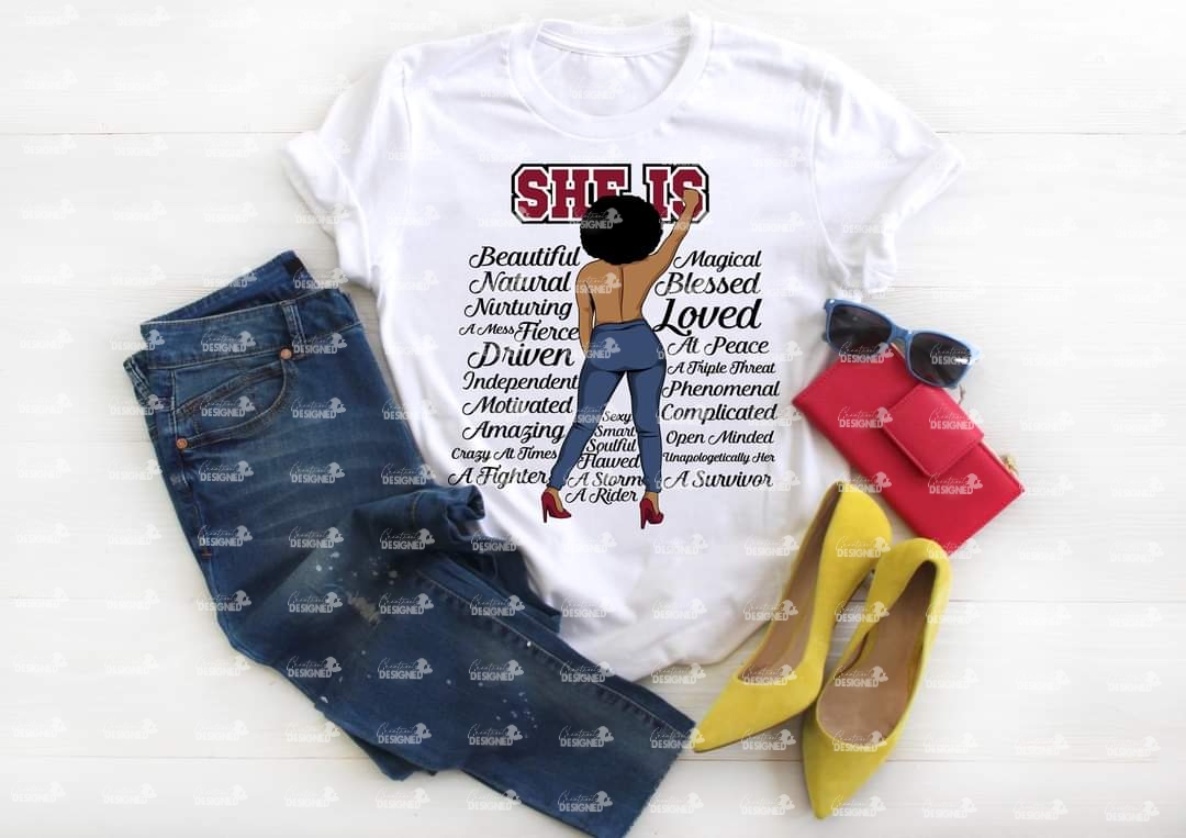 She is (black woman) Tee