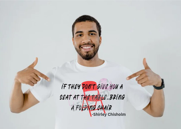 Shirley -Bring a folding chair