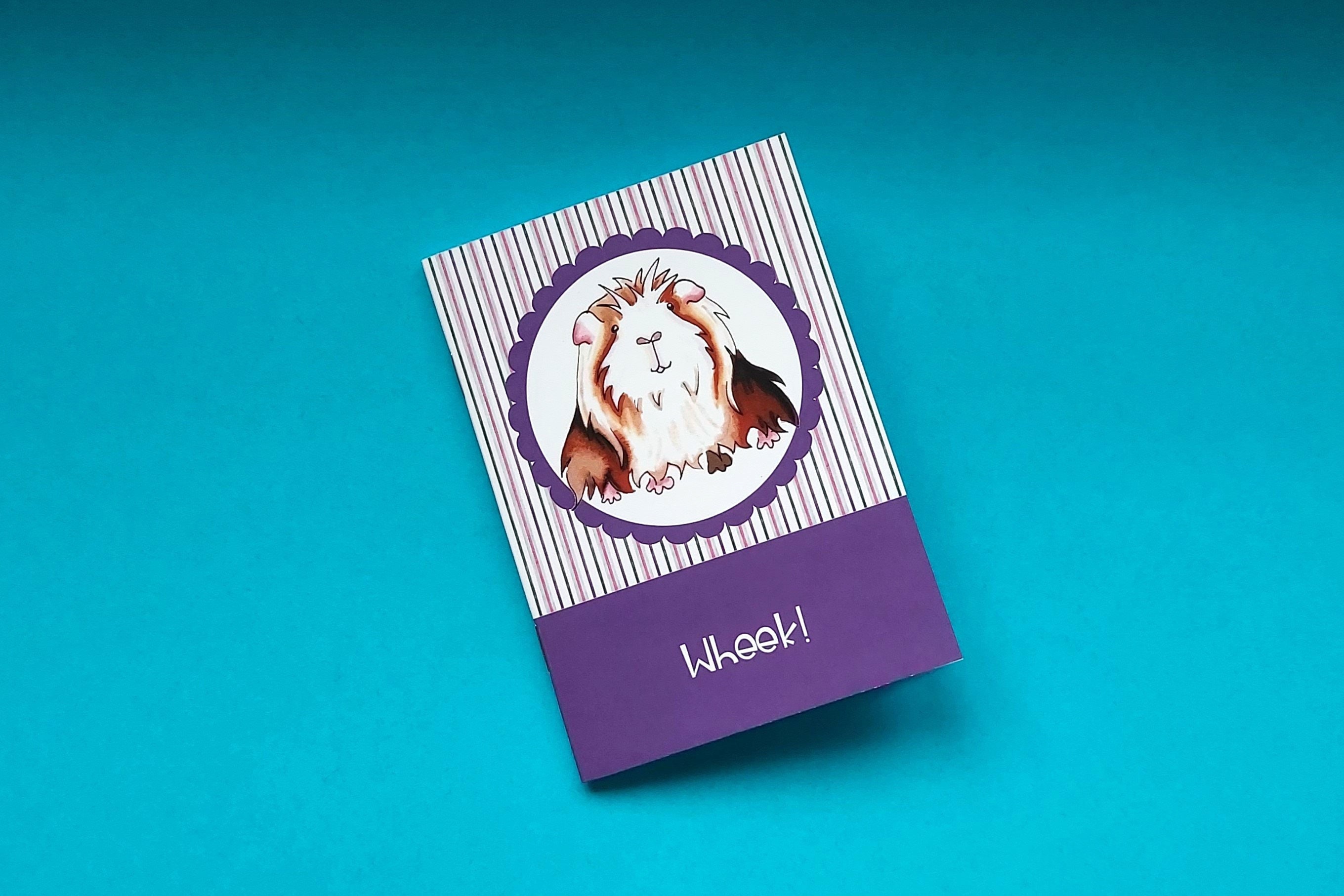 Guinea Pig Notebook, Guinea Pig Gift, Guinea Pig Stocking Filler, Christmas Gift, Guinea Pig Lover G
