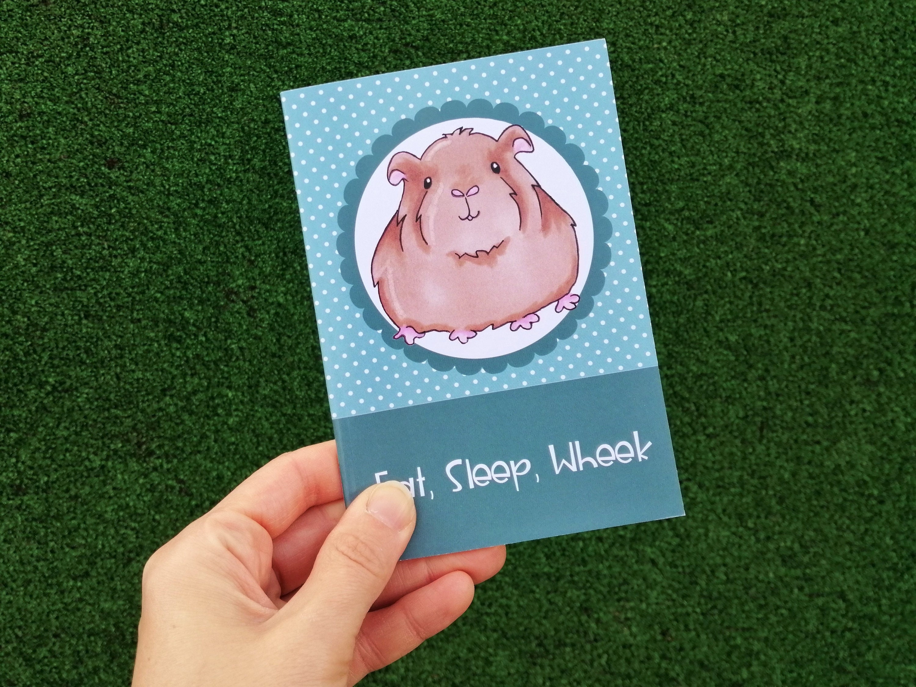 Guinea Pig Notebook, Guinea Pig Christmas Gift, Stocking Filler, Eco Friendly Notebook, Guinea Pig S