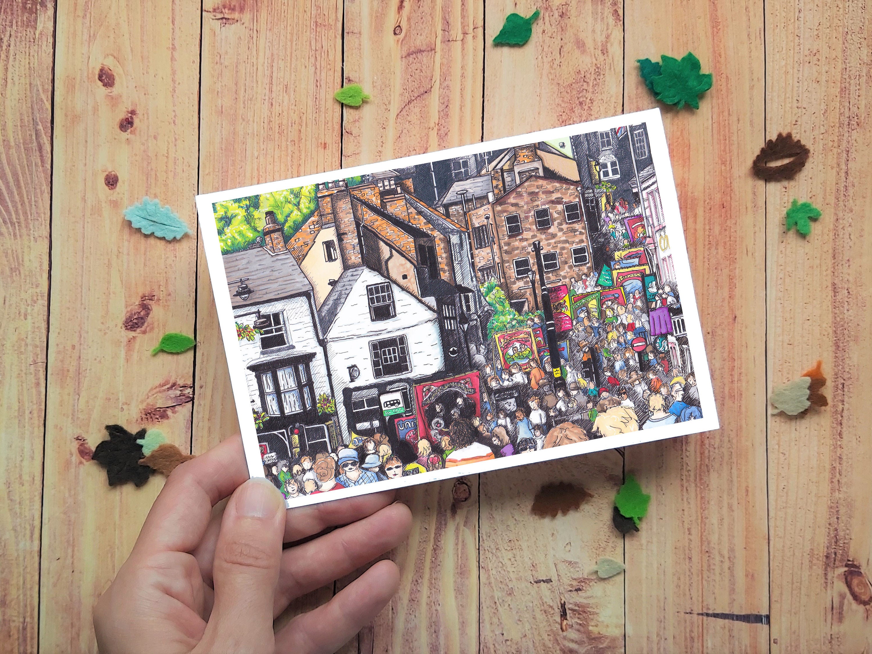 Durham Card, Durham Birthday Card, Durham Miners Gala Card, Durham UK, Durham England, Durham City