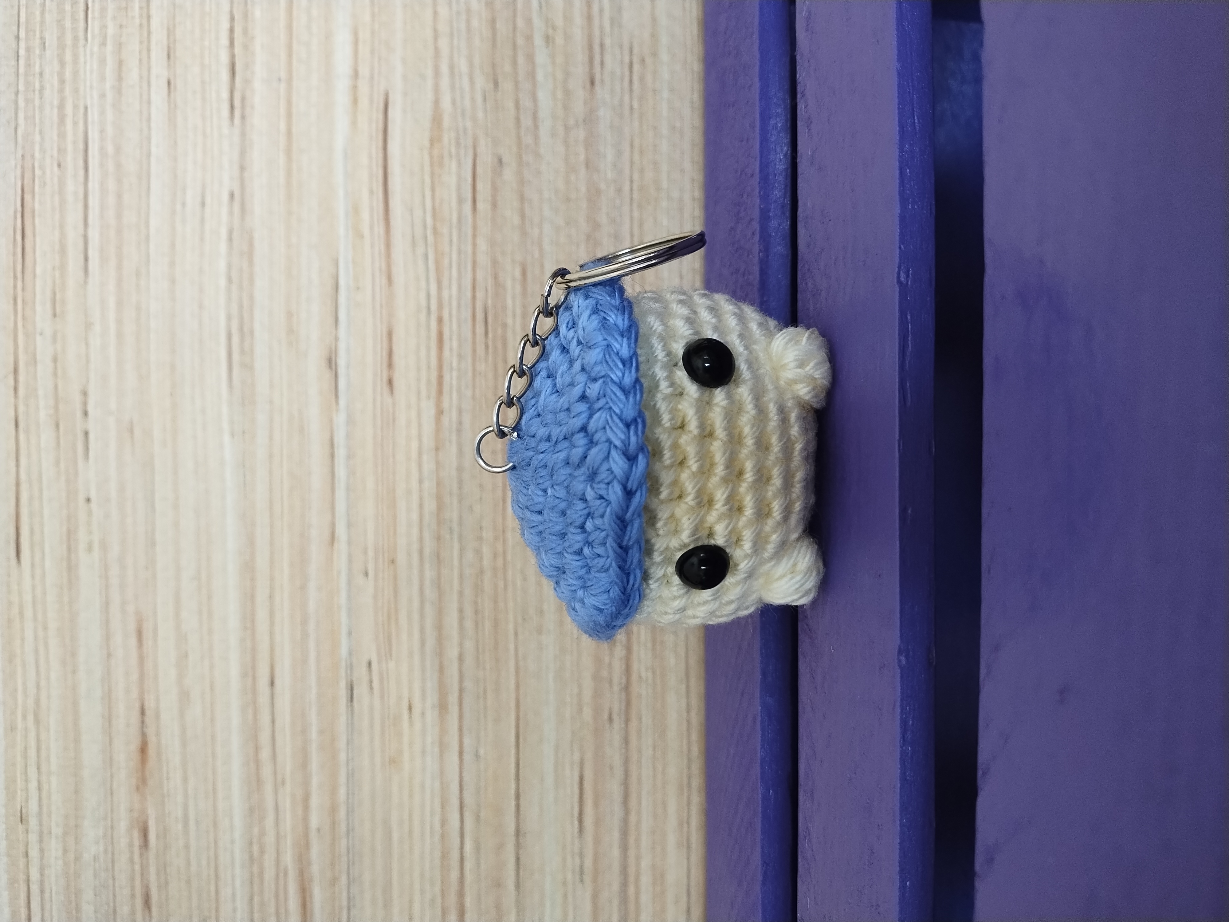 BeriNut Mushie Keychain (Aqua)