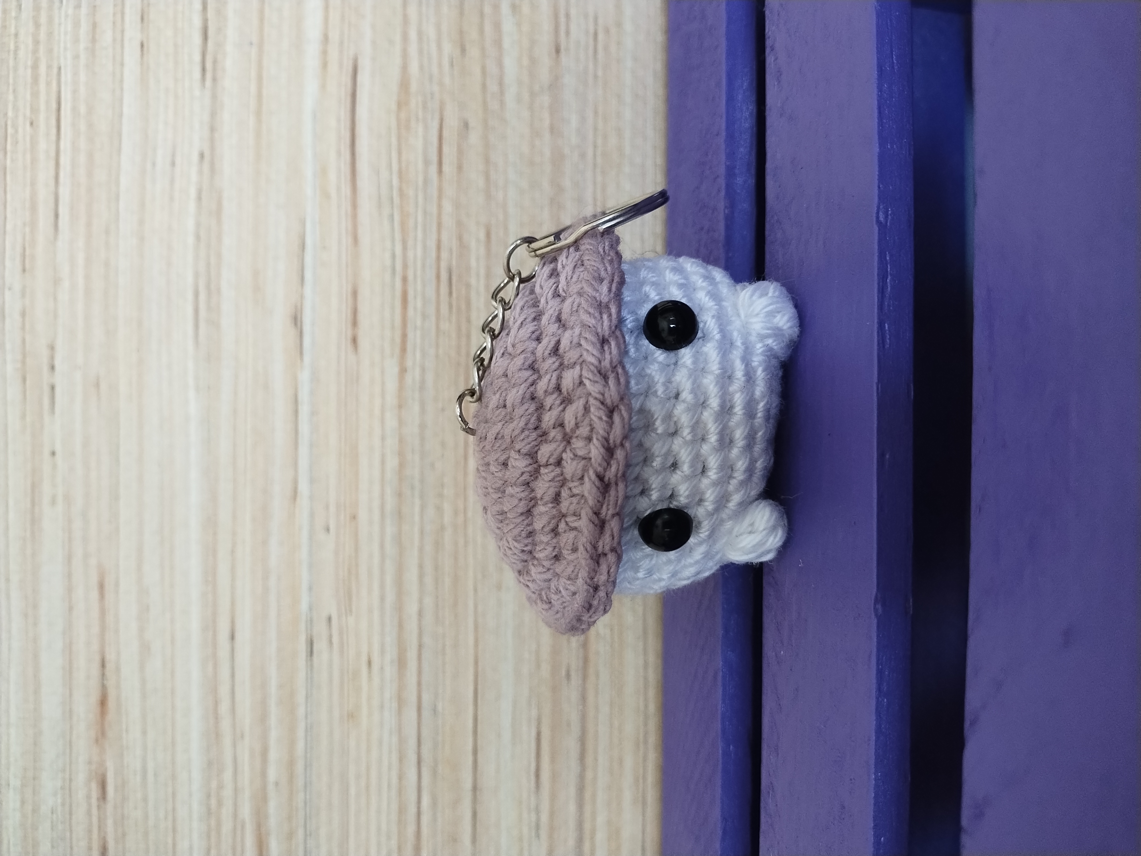 BeriNut Mushie Keychain (Lilac)