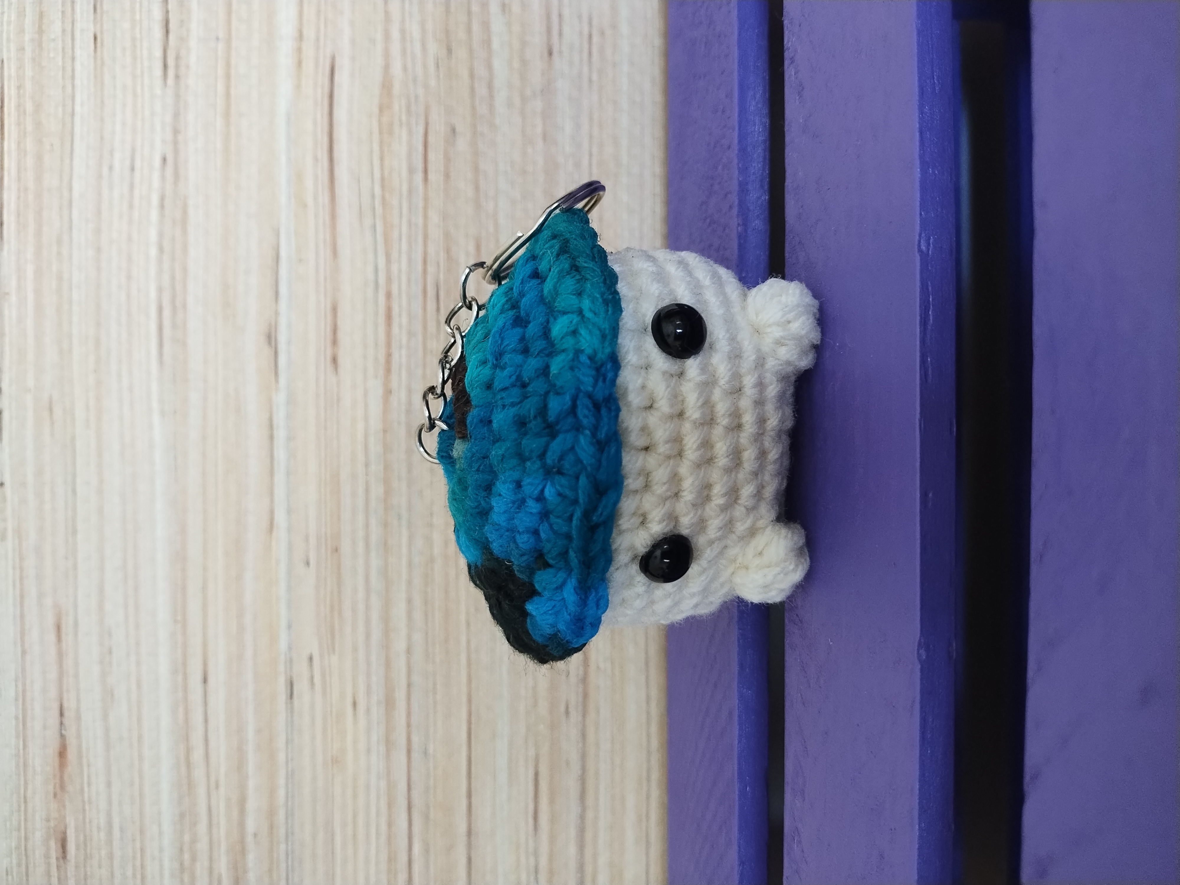 BeriNut Mushie Keychain (Mixed Blue)