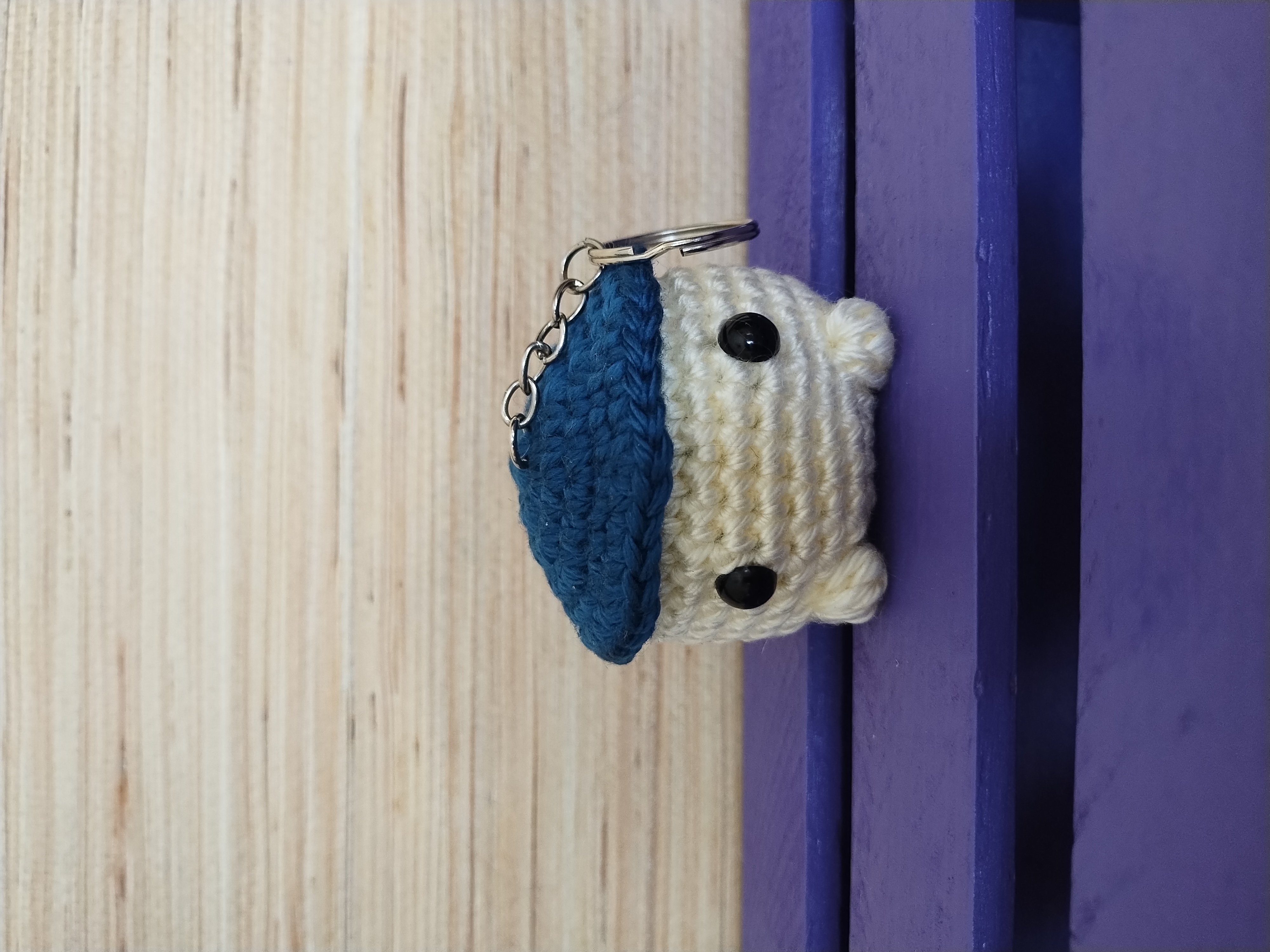 BeriNut Mushie Keychain (Navy)