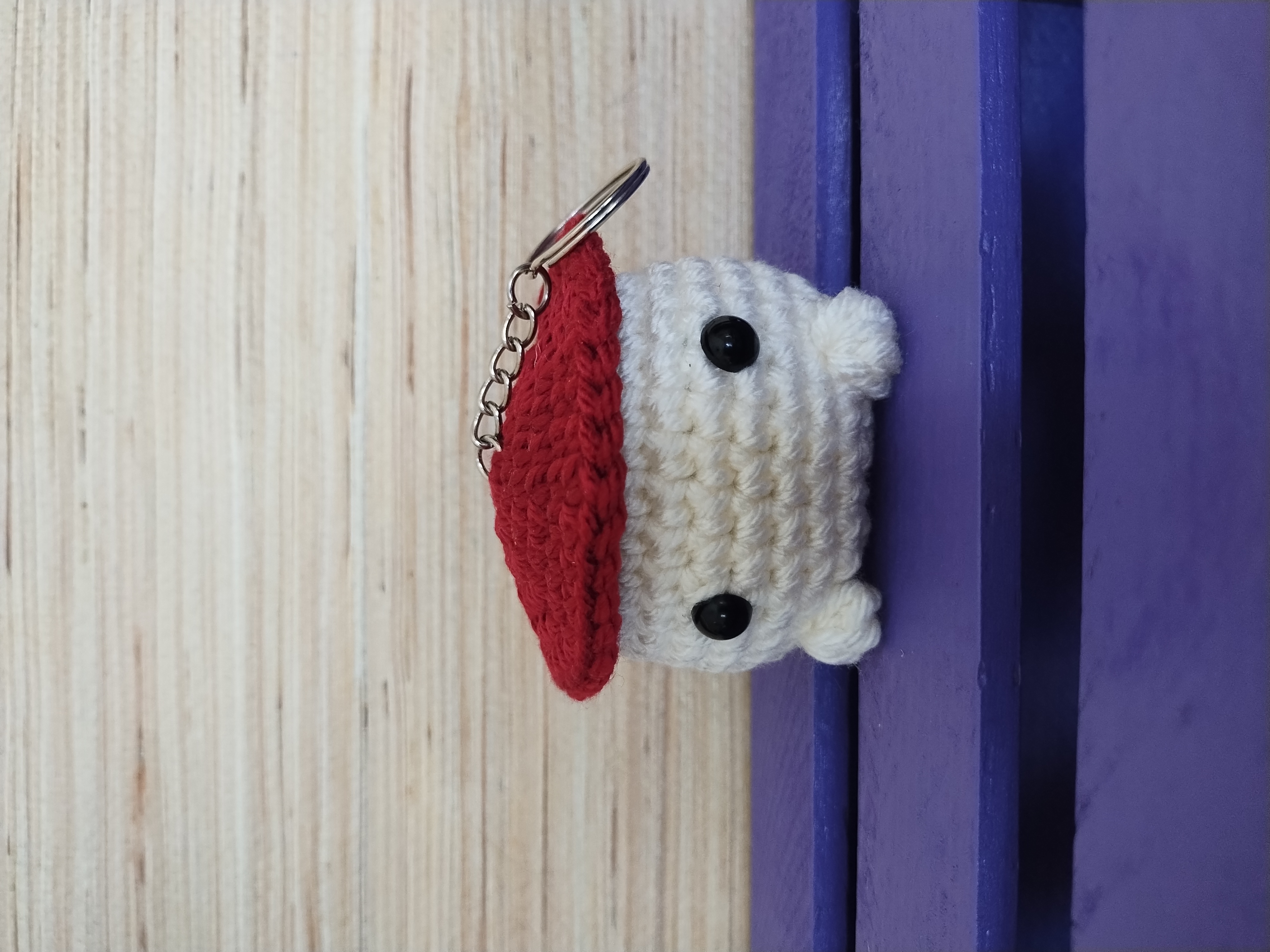 BeriNut Mushie Keychain (Red)