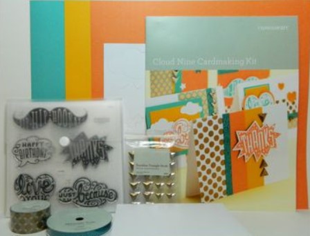 CTMH Worshop on the Go Card Kit : Cloud Nine