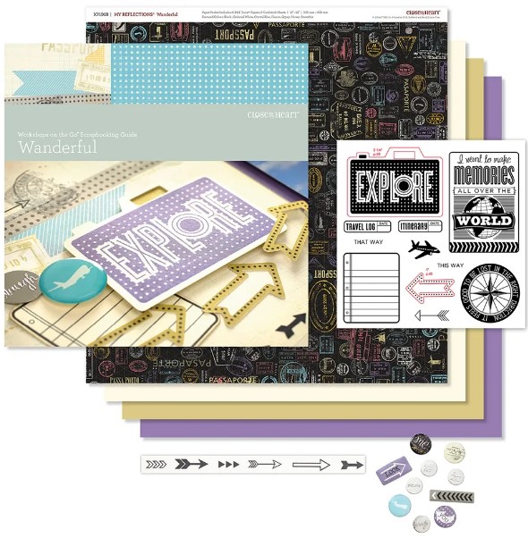 CTMH Workshop on the Go : Wanderful Scrapbooking Kit