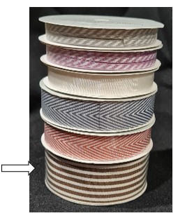 CTMH Ribbon : Dark Chocolate
