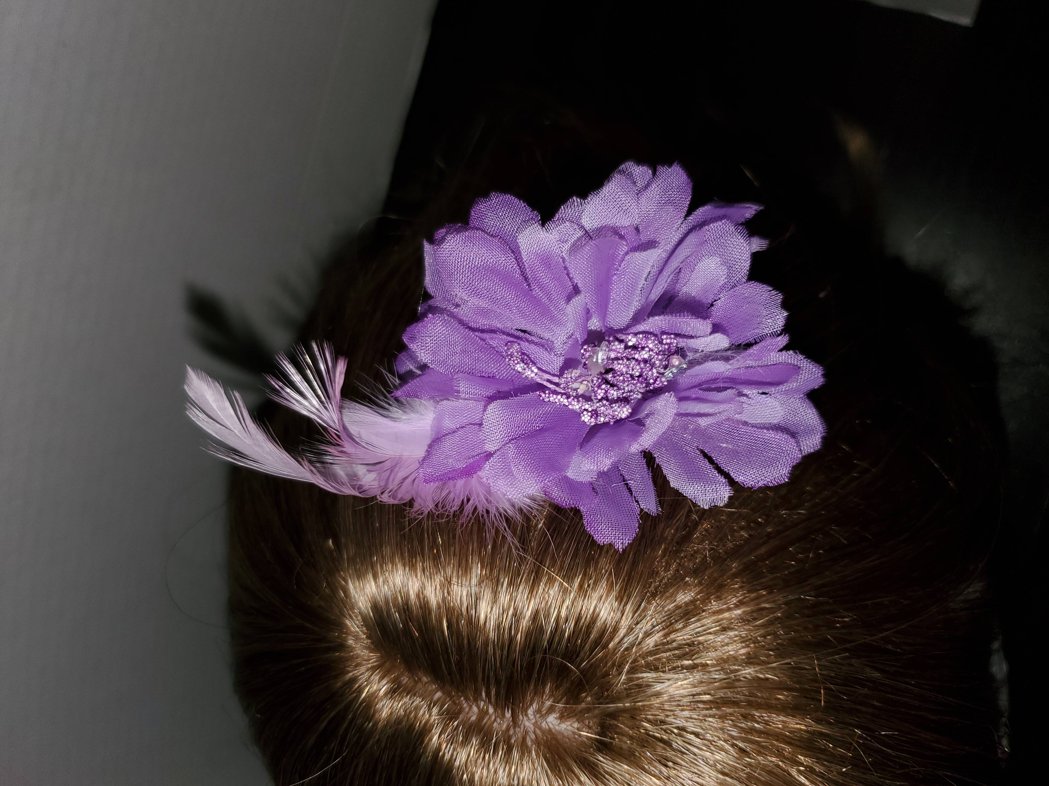 feathers and flower