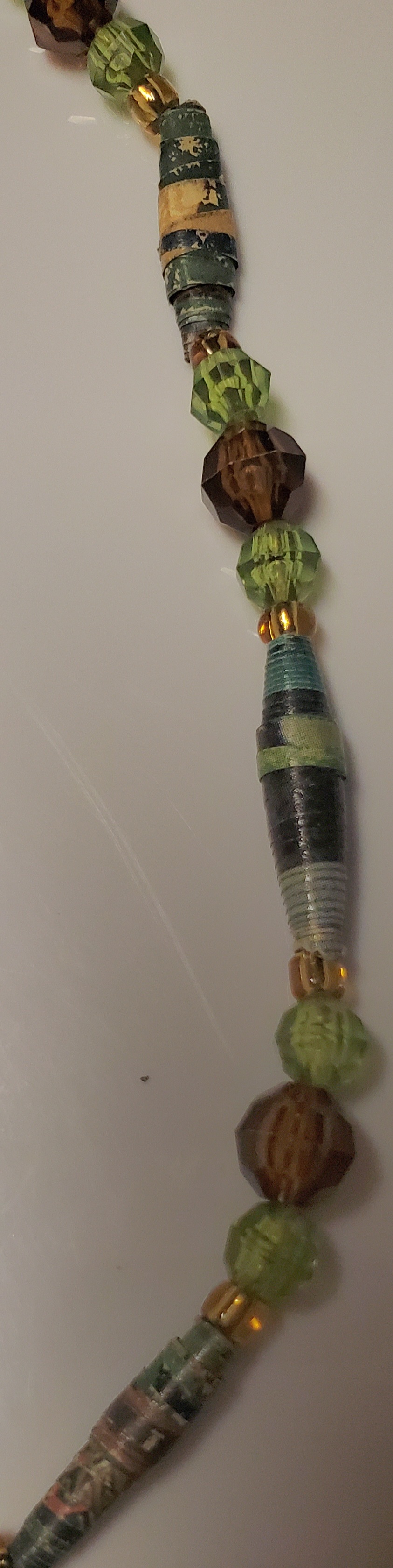 paper and bead