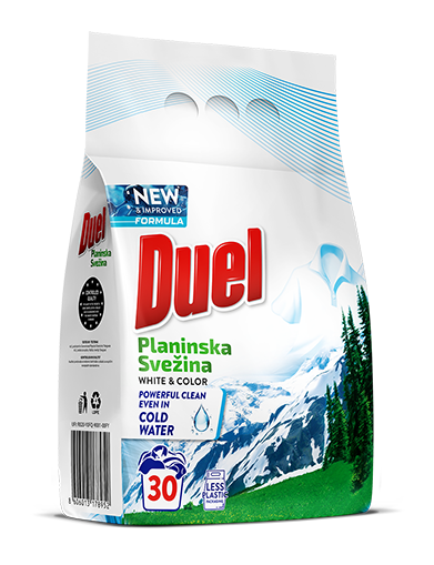 MEGA PACK 2 x 2,7kg pralni prašek Planinska svežina