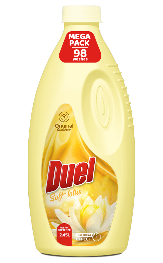 MEGA PACK - 2kos mehčalec za perilo Duel Soft Lotus 2,45 l