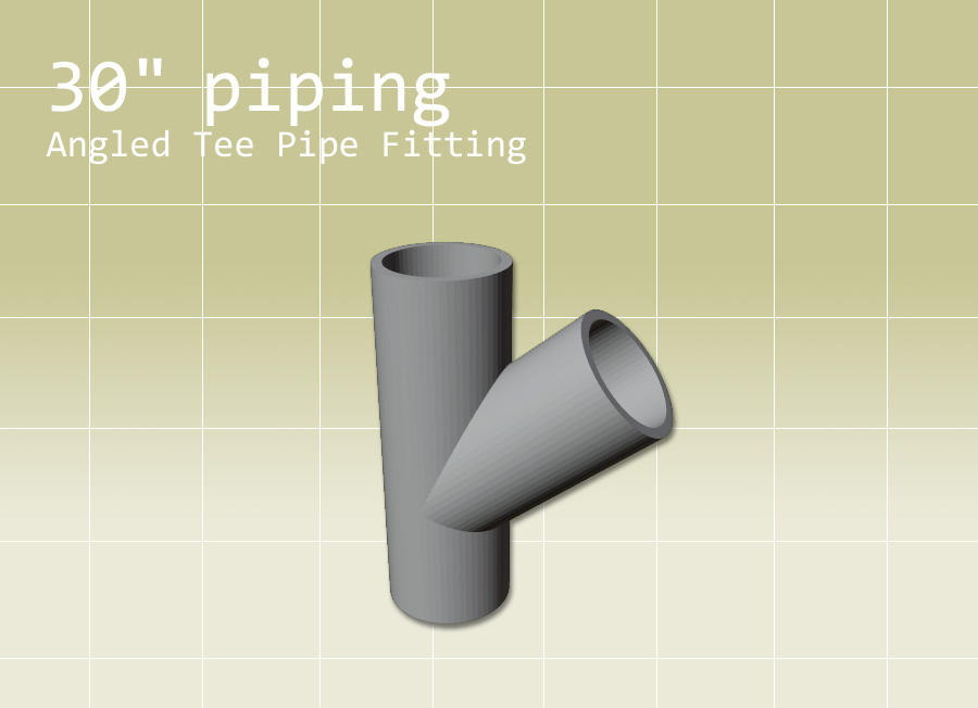 30"Angled T Fitting