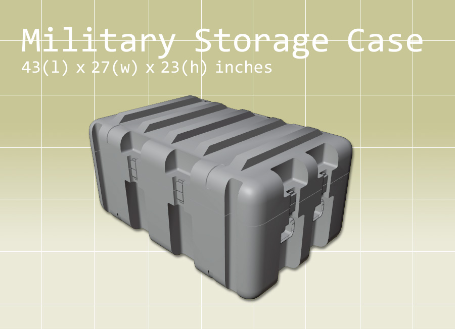 Large military Storage Case