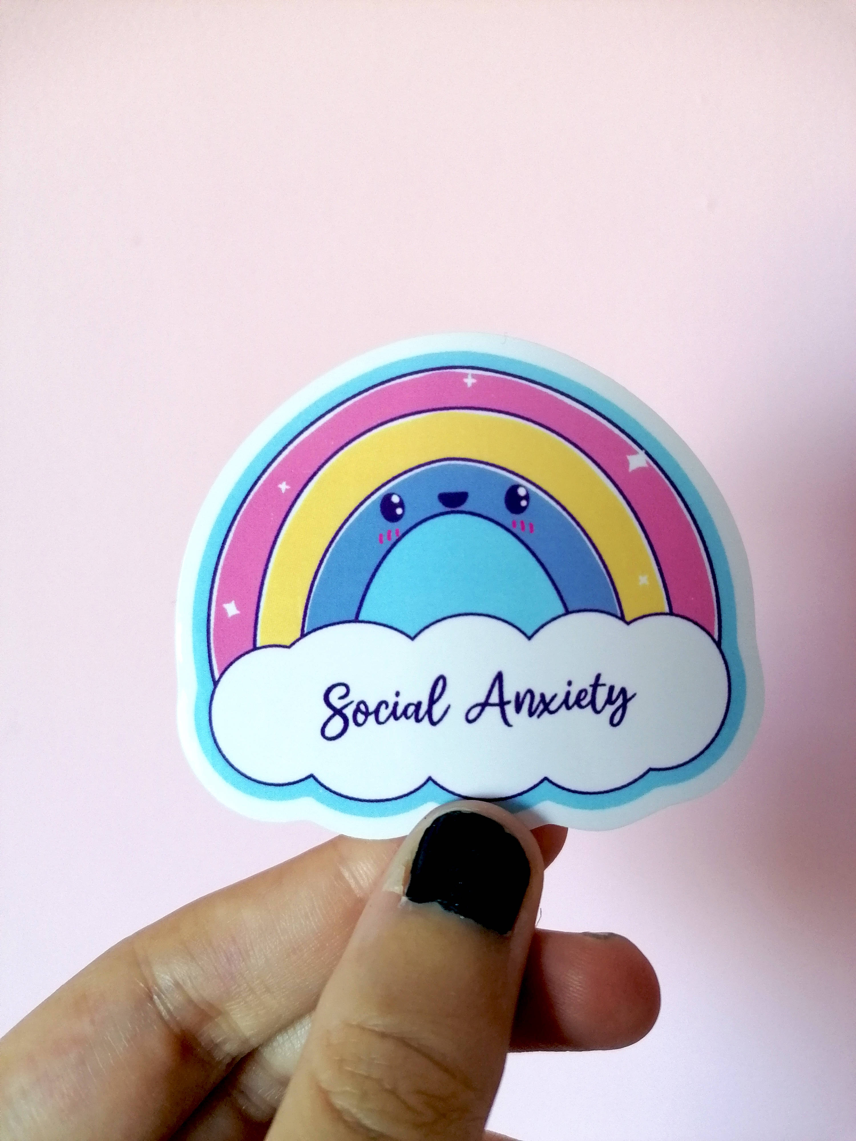 Social Anxiety Sticker