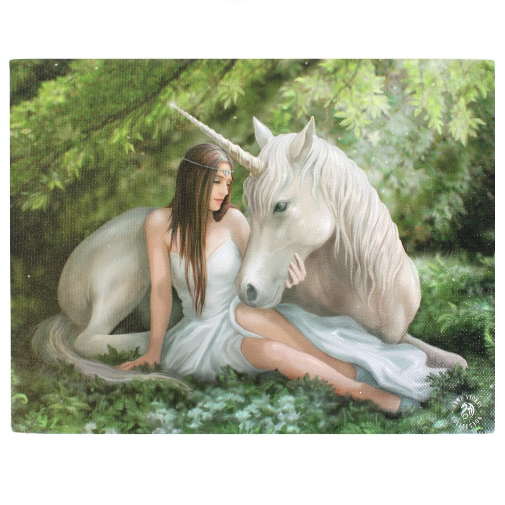 Pure Heart Unicorn Plaque by Ann Stokes