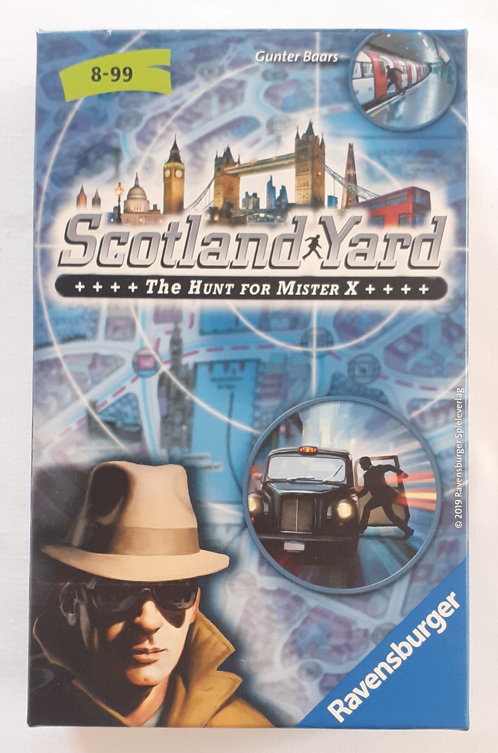 Ravensbsurger Scotland Yard Travel Edition Board Game COMPLETE